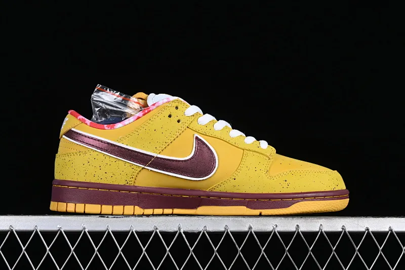 All Categories Nk SB Dunk Series Nk SB Dunk Low Low-top sneakers F version Concepts x SB Dunk Low "Yellow Lobster" Yellow Lobster SB low-top sports and leisure sneakers 313170-137566